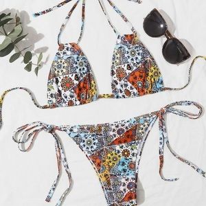 Triangle bikini set